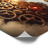 Steampunk Poster 56 De Clockwork Saboteur (Hoek)