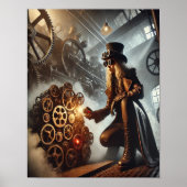 Steampunk Poster 56 De Clockwork Saboteur (Voorkant)