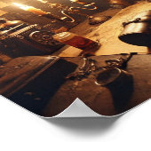 Steampunk Poster 58 De geheime verzetskoerier (Hoek)