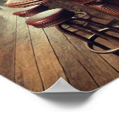 Steampunk Poster 59 De mechanische Gunslinger (Hoek)