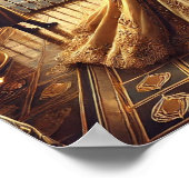 Steampunk Poster 5, het luchtschip Ballroom Queen (Hoek)