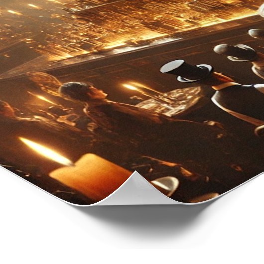 Steampunk Poster 68 De Koningin van de Ondergrond (Hoek)