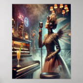 Steampunk Poster 69 De Steam-Powered Songbird (Voorkant)