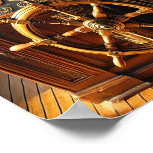 Steampunk Poster 75 De zeevaarder (Hoek)