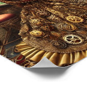 Steampunk Poster 8, de koningin van het casino (Hoek)