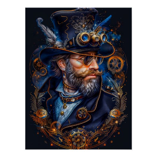 Steampunk Poster Design (Voorkant)