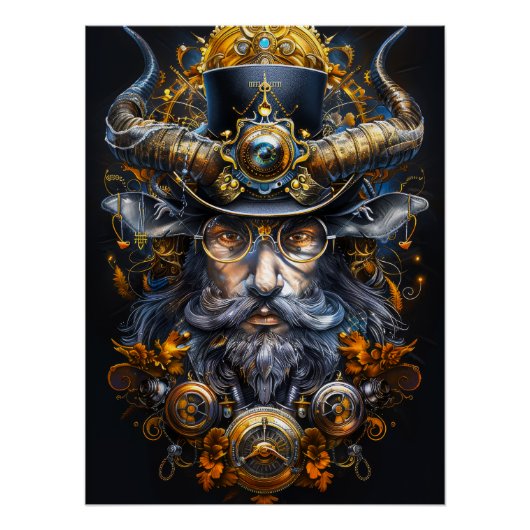 Steampunk Poster Design (Voorkant)