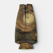 Steampunk, prachtig uurwerk flesjeskoeler (Achterkant)
