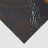 Steampunk Princess Woman decoupage v1 Tissuepapier (Detail)