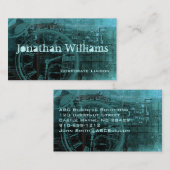 Steampunk professionele Visitekaartjes (Voorkant / Achterkant)