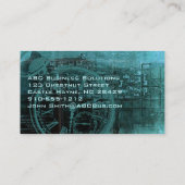 Steampunk professionele Visitekaartjes (Achterkant)