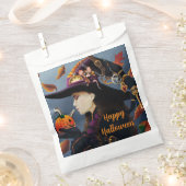 Steampunk Pumpkin Witch Bedankzakje (Geknipt)