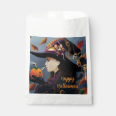 Steampunk Pumpkin Witch Bedankzakje (Voorkant)
