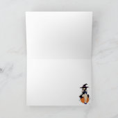 Steampunk Pumpkin Witch Kaart (Binnen)