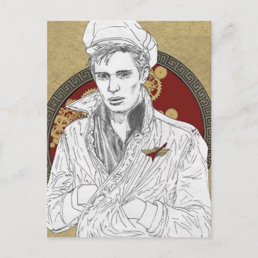 Steampunk Punk Briefkaart (Voorkant)