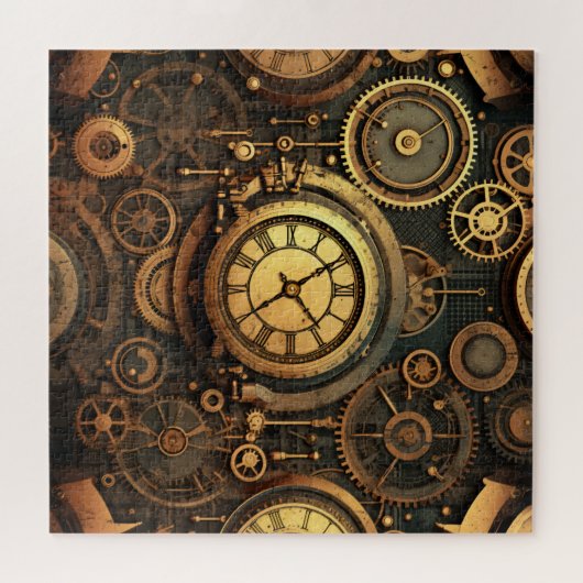 Steampunk Puzzel Legpuzzel (Horizontaal)