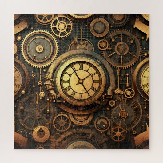 Steampunk Puzzel Legpuzzel (Verticaal)