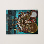 Steampunk Puzzle met Gift Box Legpuzzel (Horizontaal)