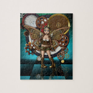 Steampunk Puzzle met Gift Box Legpuzzel