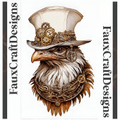 Steampunk Quirky Ongebruikelijke Kip Decoupage LT Tissuepapier