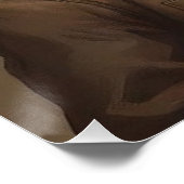 Steampunk Raccoon Artistiek Portret Perfect Poster (Hoek)