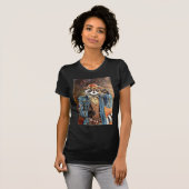 Steampunk Raccoon T-shirt (Voorkant volledig)
