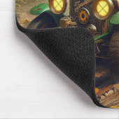  Steampunk Racecar Muismat (Hoek)