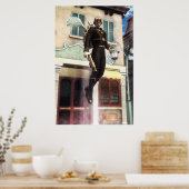 Steampunk-raket man poster (Keuken)