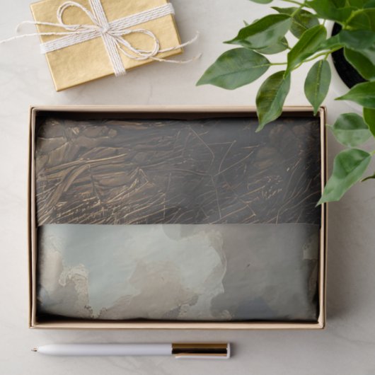 Steampunk Ram Horns Decoupage Tissuepapier (Geschenk)