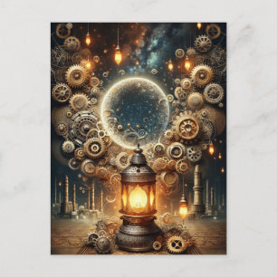Steampunk Ramadan Briefkaart