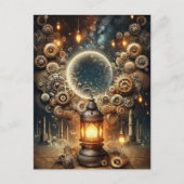 Steampunk Ramadan Briefkaart (Voorkant)