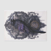 Steampunk Raven 2 Decoupage papier (Voorkant)