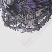 Steampunk Raven 2 Decoupage papier (Detail)
