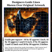 Steampunk Raven Crow, Fire Embers DF4R Decoupage Tissuepapier