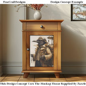 Steampunk Raven Explorer Adventurer EG7L Decoupage Tissuepapier