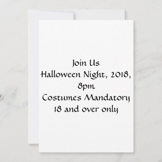 Steampunk Raven Halloween Kaart (Achterkant)