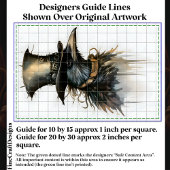 Steampunk Raven in Top Hat & Collar CV4 Decoupage Tissuepapier