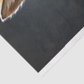 Steampunk Red Fox Uniform Decoupage Tissuepapier (Detail)