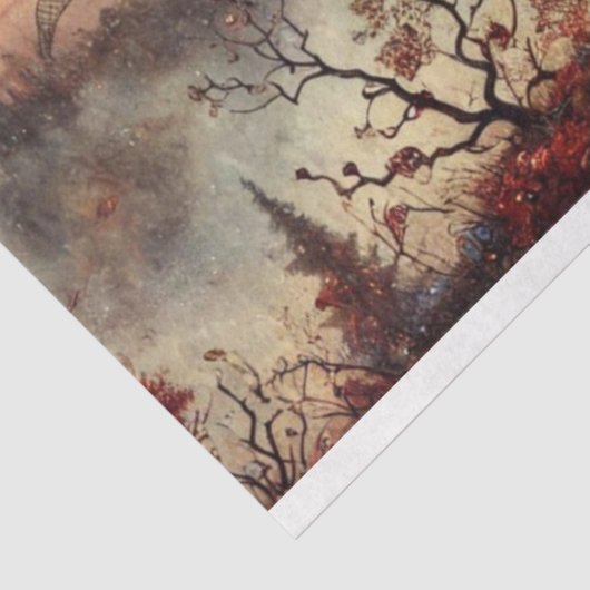 Steampunk Red Panda Balloon Voyage Decoupage Tissuepapier (Detail)