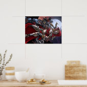 Steampunk Red Poster (Keuken)