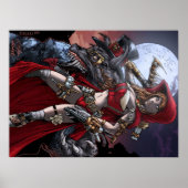 Steampunk Red Poster (Voorkant)