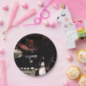 Steampunk Reflecties Papieren Bordje (Feest)