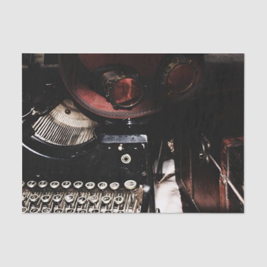 Steampunk Reflecties Tissuepapier (Voorkant)