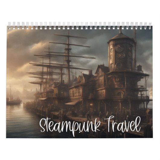 Steampunk Reiskalender Kalender (Hoes)