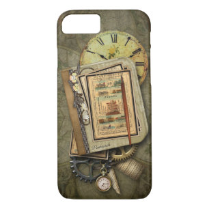 Steampunk Reizen iPhone 7 hoesje