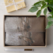 steampunk renaissance primitief verstikt leer tissuepapier (Geschenk)