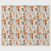 Steampunk Retro  Cadeaupapier (Vlak)