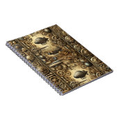 Steampunk Retro-Futuristisch Notitieboek (Rechterzijde)