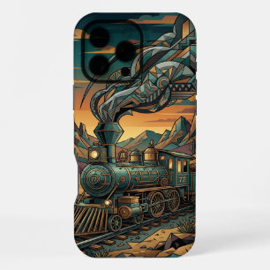 Steampunk Retro iPhone 16 Pro Max Hoesje   Vintage