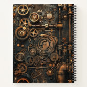 Steampunk Retro Notitieboek (Achterkant)